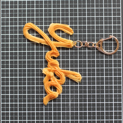 【オーダーメイド：キーホルダー】おなまえの絞り出しクッキー（アルファベットのみ） 18枚目の画像