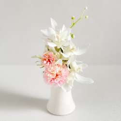 ❁ お供え花 ダリア マム（菊） 蘭 ❁ 仏花 アレンジメント オフ