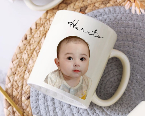 写真入り マグカップ 名入れ オリジナルギフト プレゼント うちの子