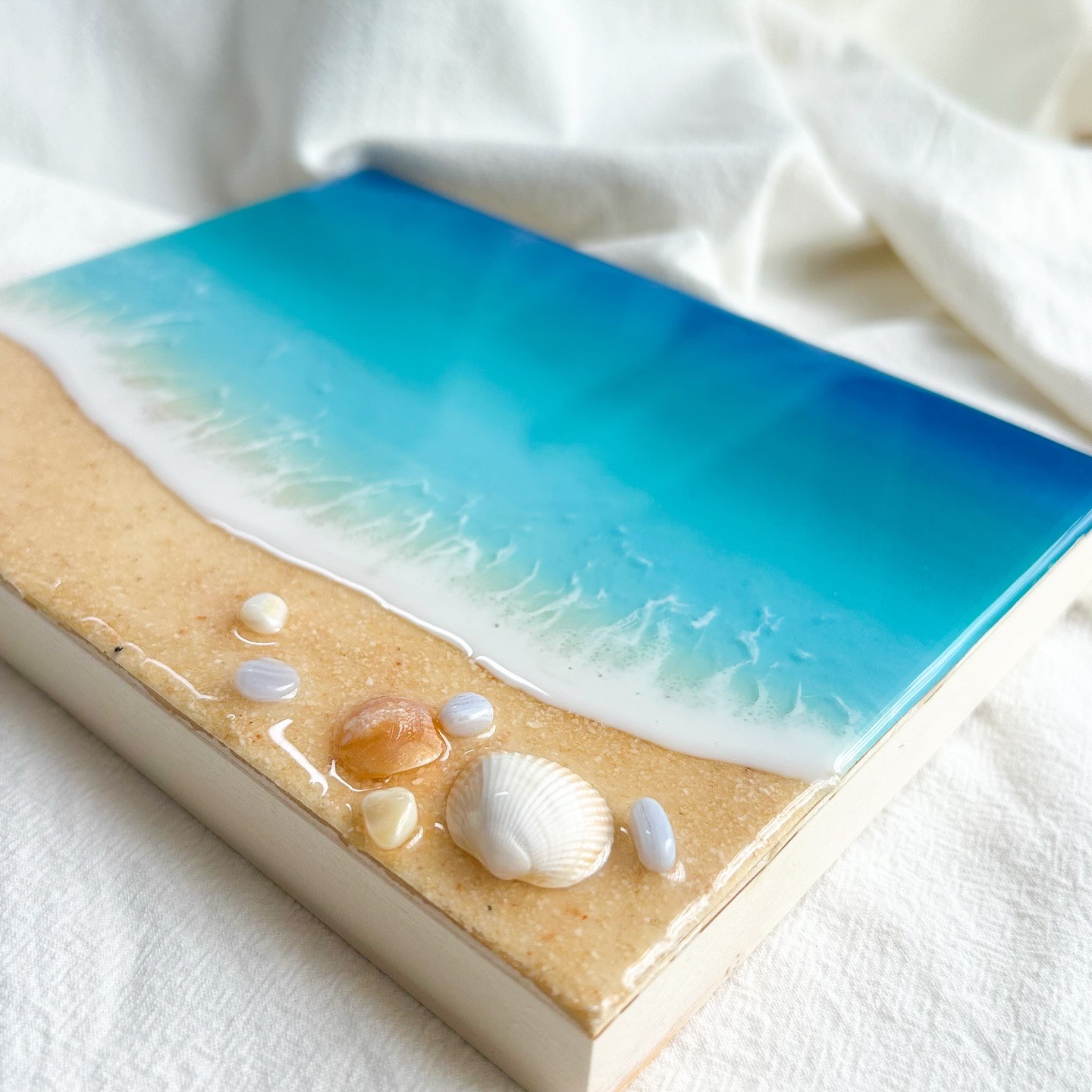 Lānai  Waikiki 海アート レジンアート　波アート