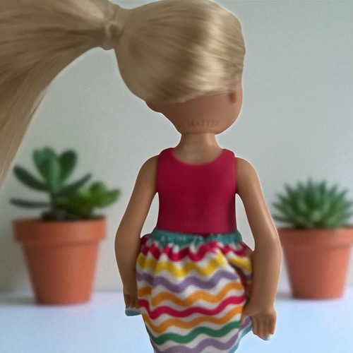 Barbieチェルシーカスタマイズキーホルダーチャームミニポーチ