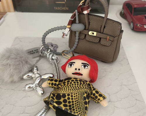 お人形さんとBagのジャラジャラキーホルダーバッグチャーム チャーム