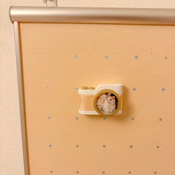 カメラ型マグネットフォトフレーム｜猫好きさんに人気のおしゃれ写真立て｜誕生日ギフト・プレゼントに 4枚目の画像