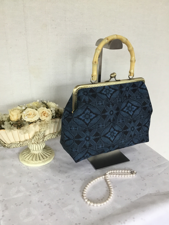 ハンドメイド がま口バック オリジナルイラスト おしゃれがま口」の