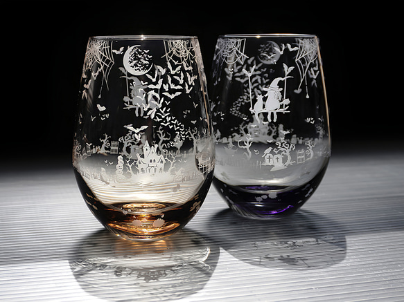 彩香Halloweenグラス 1枚目の画像