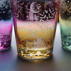 淡彩Halloweenグラス【2色Ver】 4枚目の画像