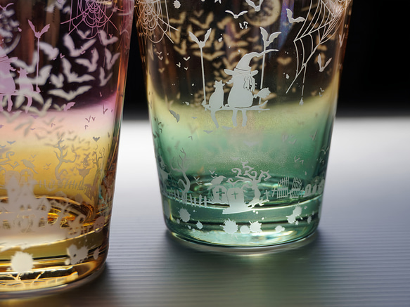 淡彩Halloweenグラス【2色Ver】 5枚目の画像