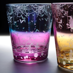 淡彩Halloweenグラス【2色Ver】 3枚目の画像