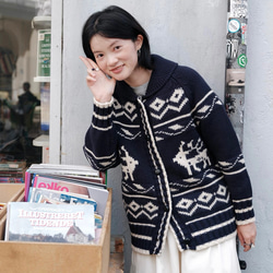 【ねまき屋】刺繍デニム ボアジャケット ねまき屋】刺繍デニム ボアジャケット