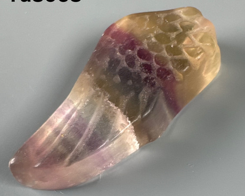 ブルー系フローライト羽ハート♡No.1175 ブルー系フローライト羽