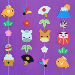 一年中使える 動物 吊るし飾り 壁面飾り ガーランド 春 夏 秋 冬 雑貨
