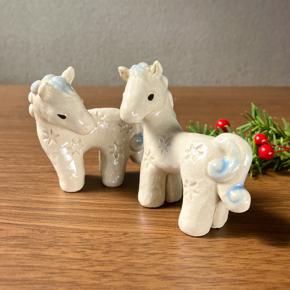 一 陶器の干支飾り「午」一 その他置物 A.umi｛陶器｝ 通販 19870200