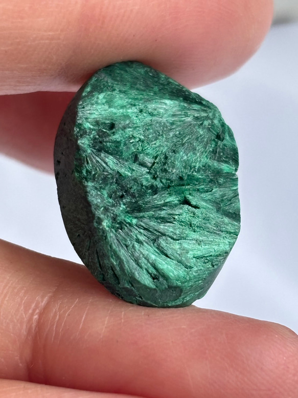 マラカイト（孔雀石）シャトヤンシー 原石 ルース 33 天然石 天然色 17枚目の画像