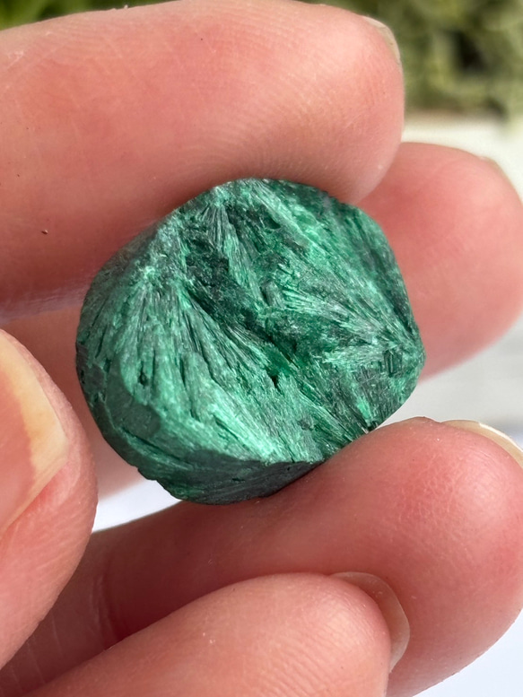 マラカイト（孔雀石）シャトヤンシー 原石 ルース 33 天然石 天然色 13枚目の画像