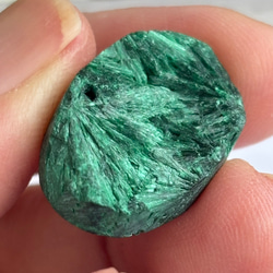 マラカイト（孔雀石）シャトヤンシー 原石 ルース 33 天然石 天然色 16枚目の画像