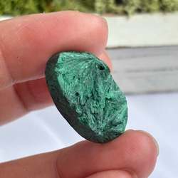 マラカイト（孔雀石）シャトヤンシー 原石 ルース 33 天然石 天然色 7枚目の画像