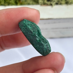 マラカイト（孔雀石）シャトヤンシー 原石 ルース 33 天然石 天然色 8枚目の画像