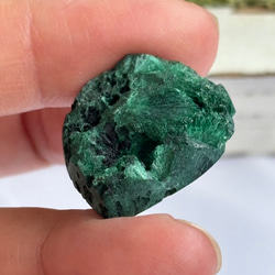 マラカイト（孔雀石）シャトヤンシー 原石 ルース 34 天然石 天然色 15枚目の画像