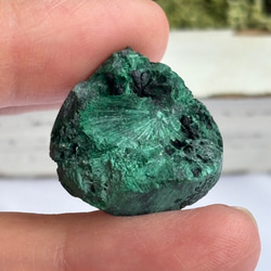 マラカイト（孔雀石）シャトヤンシー 原石 ルース 34 天然石 天然色 13枚目の画像