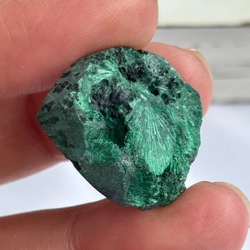 マラカイト（孔雀石）シャトヤンシー 原石 ルース 34 天然石 天然色 19枚目の画像