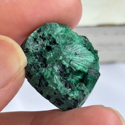 マラカイト（孔雀石）シャトヤンシー 原石 ルース 34 天然石 天然色 16枚目の画像