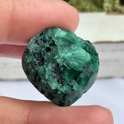 マラカイト（孔雀石）シャトヤンシー 原石 ルース 34 天然石 天然色 14枚目の画像