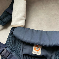 　エルゴ対応　パイル生地　つぶつぶ　サッキングパット　肩紐カバー　抱っこ紐カバー　 4枚目の画像