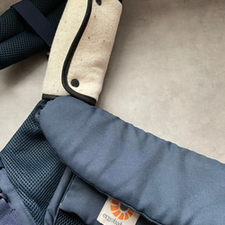 　エルゴ対応　パイル生地　つぶつぶ　サッキングパット　肩紐カバー　抱っこ紐カバー　 6枚目の画像