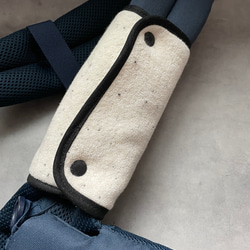 　エルゴ対応　パイル生地　つぶつぶ　サッキングパット　肩紐カバー　抱っこ紐カバー　 2枚目の画像