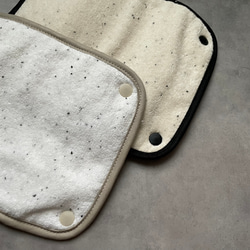 　エルゴ対応　パイル生地　つぶつぶ　サッキングパット　肩紐カバー　抱っこ紐カバー　 5枚目の画像