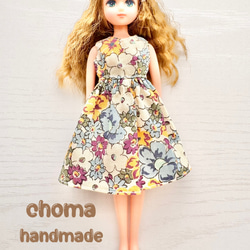リカちゃん 服 ワンピース ピンク 花柄 その他人形 CHOMA 通販