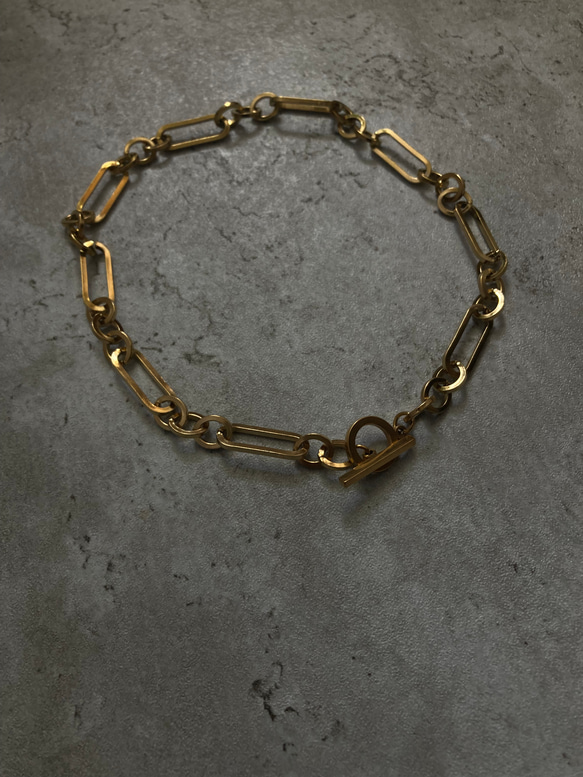 ー anguleux necklaceー　サージカルステンレス　チェーンネックレス　ネックレス　アレルギー対応 7枚目の画像