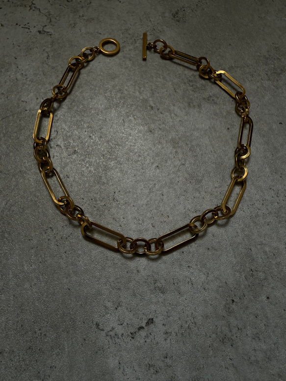 ー anguleux necklaceー　サージカルステンレス　チェーンネックレス　ネックレス　アレルギー対応 13枚目の画像