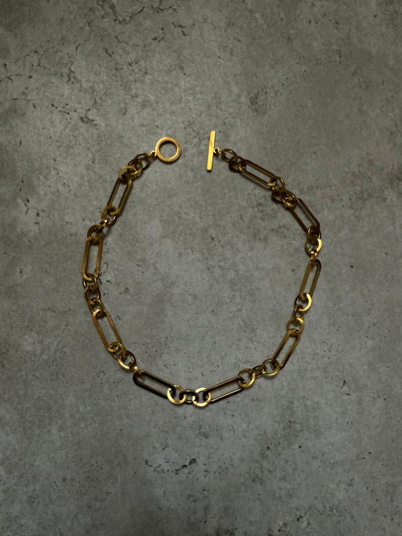 ー anguleux necklaceー　サージカルステンレス　チェーンネックレス　ネックレス　アレルギー対応 19枚目の画像