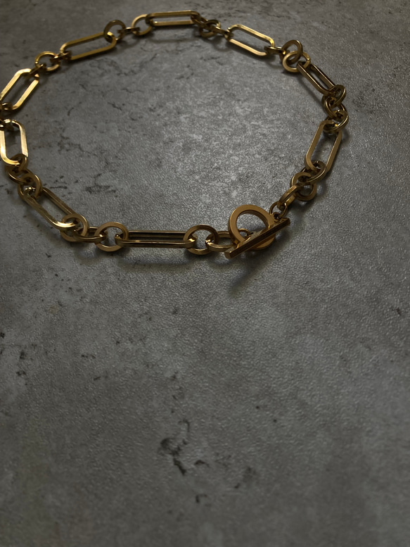 ー anguleux necklaceー　サージカルステンレス　チェーンネックレス　ネックレス　アレルギー対応 10枚目の画像