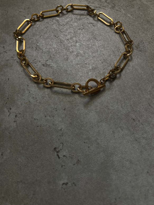 ー anguleux necklaceー　サージカルステンレス　チェーンネックレス　ネックレス　アレルギー対応 9枚目の画像