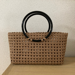 ショルダーバッグ かごバッグ クラフトバンド 紙バンド かごバッグ