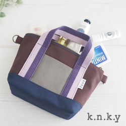 【翌日発送】トートバッグみたいなポーチ　マルチ⑤ 5枚目の画像