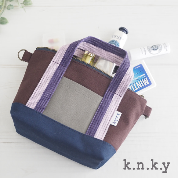 【翌日発送】トートバッグみたいなポーチ　マルチ⑤ 5枚目の画像