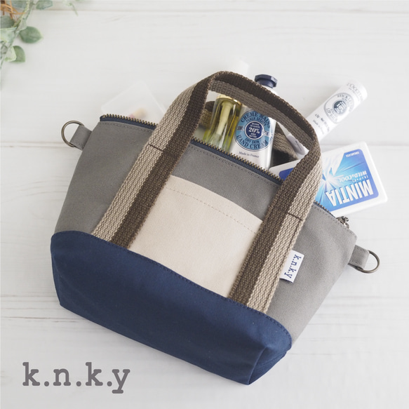 【翌日発送】トートバッグみたいなポーチ　マルチ⑦ 5枚目の画像