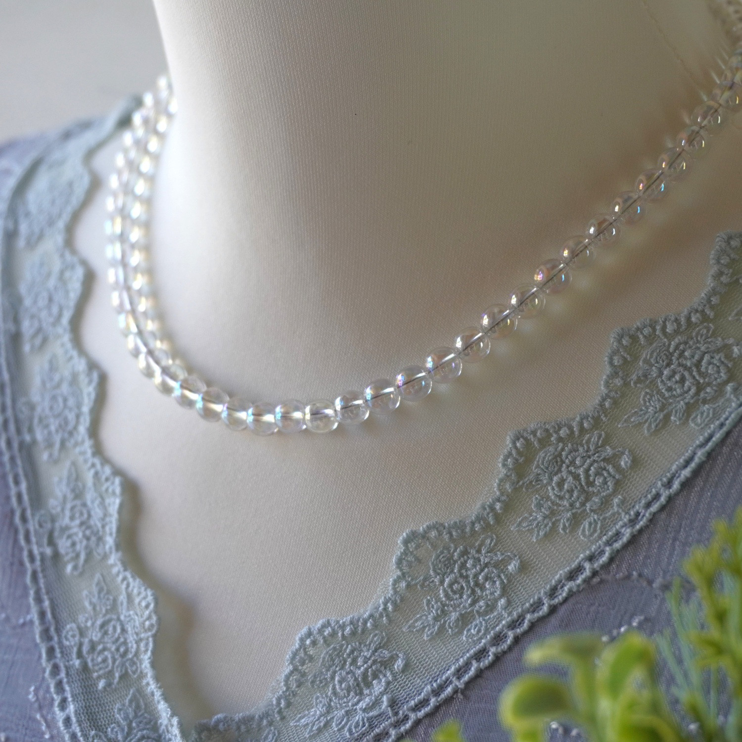 【原因を正す】レインボーオーラのスリムネックレス