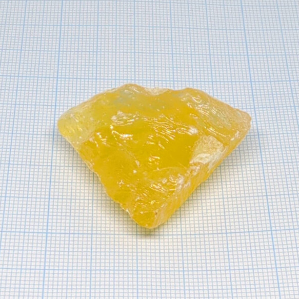 天然石 オレンジカルサイト 原石 23g 標本・素材 45.3×35.5×15mm 4枚目の画像