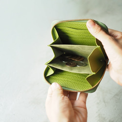 【新色】Square Around fastener wallet｜ 彩りが織りなす上質な日常 8枚目の画像