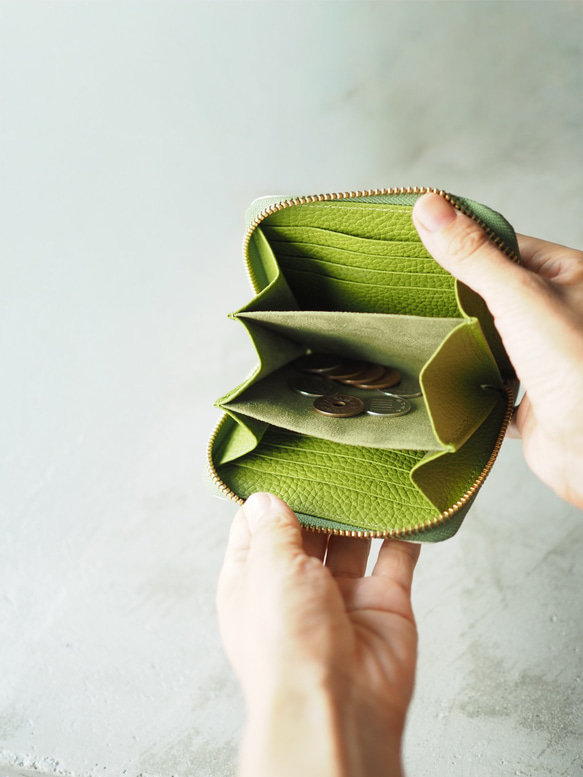【新色】Square Around fastener wallet｜ 彩りが織りなす上質な日常 8枚目の画像
