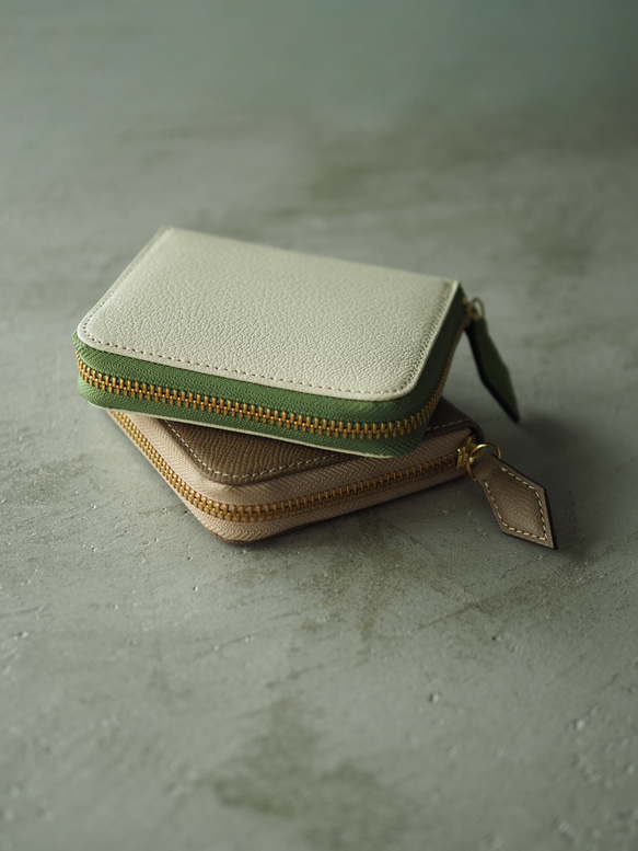 【新色】Square Around fastener wallet｜ 彩りが織りなす上質な日常 3枚目の画像