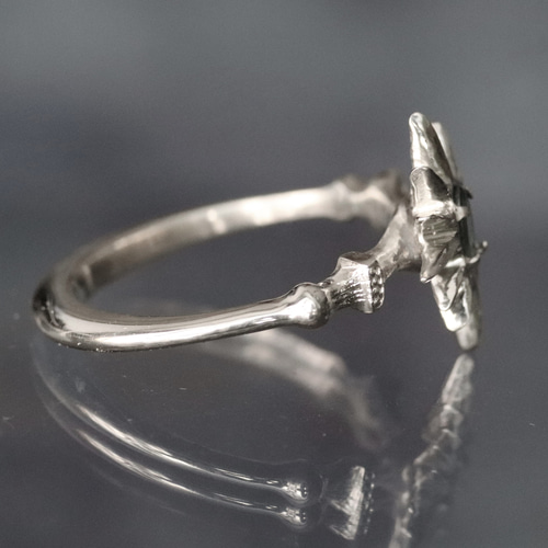 天然アレキサンドライト0.20カラット のシルバーリング starlight