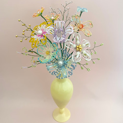 ビーズフラワー　ブーケ（パステルミックス） 1枚目の画像