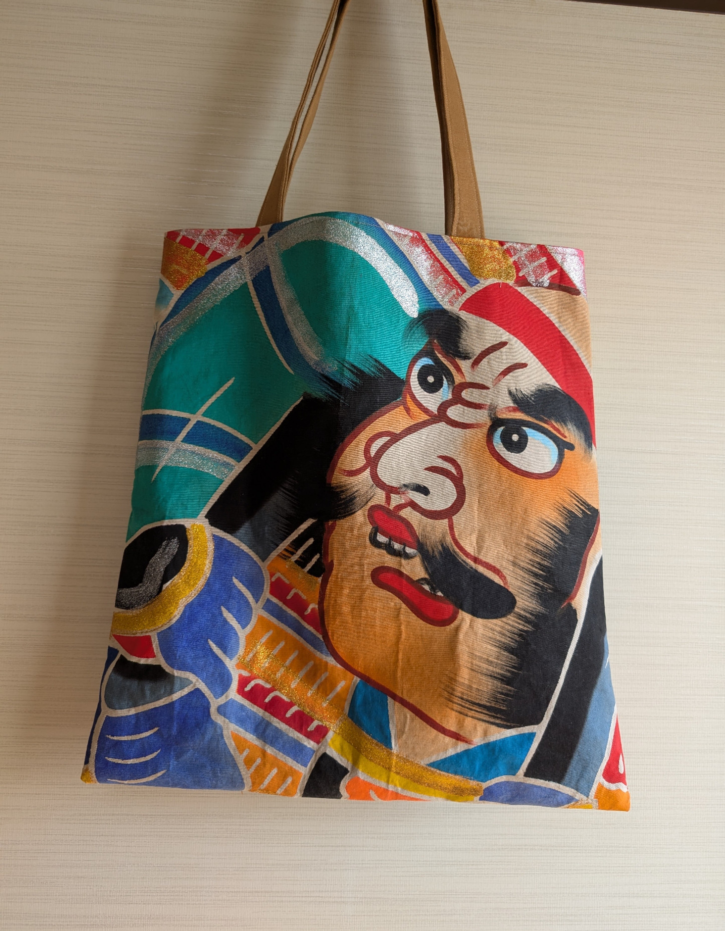 大漁旗リメイク　トートバッグ