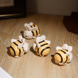 愛い 木彫りの ネズミ匹 置物 ギフト プレゼント ギフトラッピング