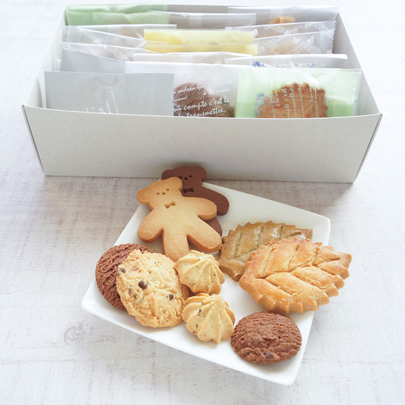 『クッキー詰め合わせボックス（M）』ラッピング無料サービス中♪ 3枚目の画像